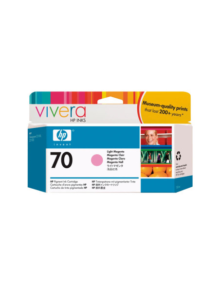 CARTUCHO INKJET HP C9455A N70 DESIGNJET Z2100Z2100 GPZ3100Z3100 GPZ3100PS GPZ3200Z3200PSZ5200Z5200PS MAGENTA CLARO 130 ML